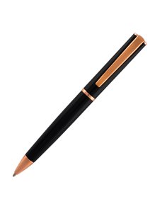 PENNA SFERA IMPRESSA™ NERO-ROSEGOLD punta M MONTEVERDE J029865
