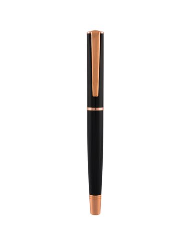 ROLLER IMPRESSA™ NERO-ROSEGOLD punta M MONTEVERDE J029866 MONTEVERDE ROLLER E PORTAMINE