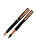 PENNA STILOGRAFICA IMPRESSA™ NERO-ROSEGOLD punta M MONTEVERDE J029860