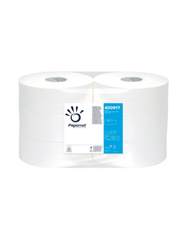 Carta igienica MAXI Jumbo Ø27cm - 304mt Ecolabel Papernet 400917