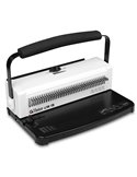RILEGATRICE MANUALE UW15 DORSO METALLICO 34 ANELLI 3:1 TiTanium UW15