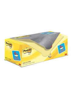 VALUE PACK 16+4 BLOCCO 100fg Post-it® Giallo Canary™ 76x76mm 72GR 654CY-VP20 7100199991 POST-IT BLOCCHI ADESIVI-DISPENSER