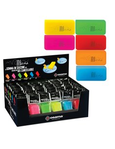 Gomma termosensibile in silicone RISCRIVI col.assortiti fluo OSAMA OW 10139