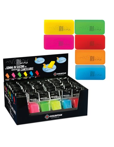 Gomma termosensibile in silicone RISCRIVI col.assortiti fluo OSAMA OW 10139