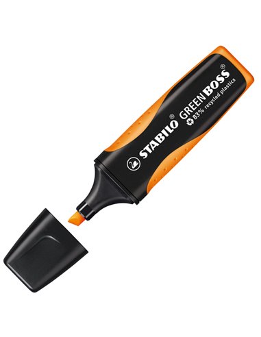 Evidenziatore STABILO® GREEN BOSS® 83recycled ARANCIO 6070/54 STABILO COLORE LIQUIDO