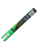 Marcatore a gesso liquido UNI CHALK p.tonda verde fluo UNI MITSUBISHI M PWE5M VF