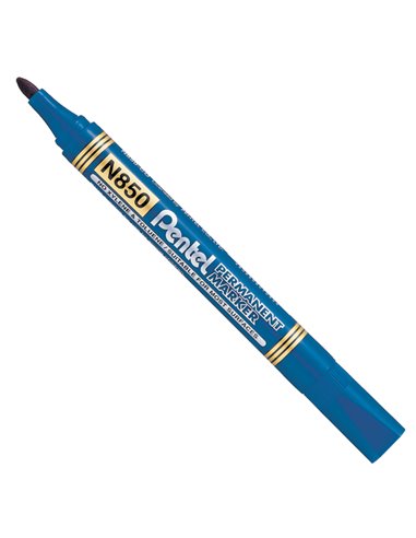 MARCATORE PERMANENTE N850 BLU PUNTA TONDA AMIKO N850-CE PENTEL PERMANENTI