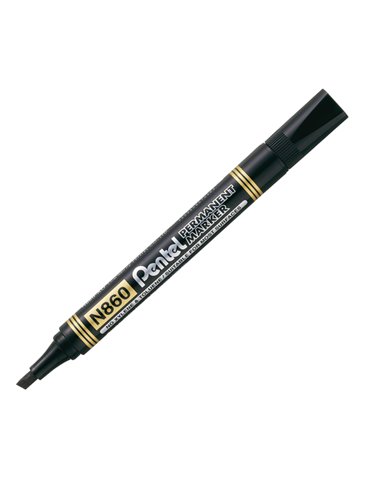 MARCATORE PERMANENTE N860 NERO PUNTA SCALPELLO AMIKO PENTEL N860-AE