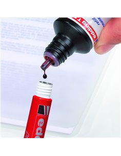 RICARICA INCHIOSTRO PERMANENTE 30ML T25 ROSSO EDDING E-T25 002 EDDING INCHIOSTRO E RICAMBI PER MARCATORI 2
