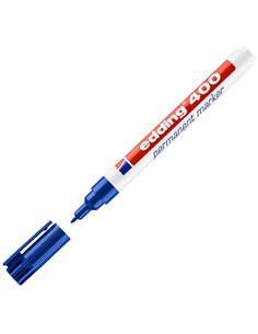 Marcatore permanente EDDING 400 punta conica blu E-400 003 EDDING PERMANENTI