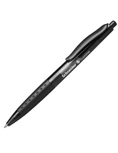 Penna a sfera a scatto SUPRIMO punta media nero SCHNEIDER P135601