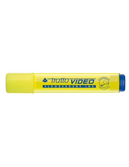 EVIDENZIATORE TRATTO VIDEO GIALLO 830201 TRATTO COLORE LIQUIDO