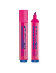 EVIDENZIATORE TRATTO VIDEO FUCSIA 830207 TRATTO COLORE LIQUIDO