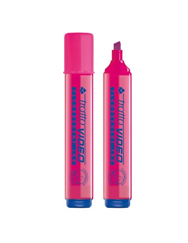 EVIDENZIATORE TRATTO VIDEO FUCSIA 830207 TRATTO COLORE LIQUIDO