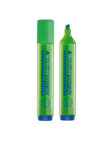 EVIDENZIATORE TRATTO VIDEO VERDE 830202 TRATTO COLORE LIQUIDO