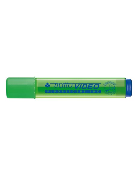 EVIDENZIATORE TRATTO VIDEO VERDE 830202 TRATTO COLORE LIQUIDO