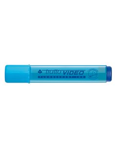 EVIDENZIATORE TRATTO VIDEO AZZURRO 830205 TRATTO COLORE LIQUIDO 2