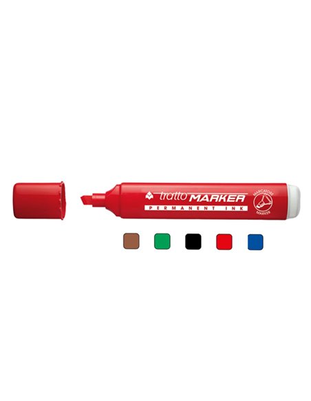 MARCATORE TRATTO MARKER ROSSO P.SCALPELLO 840102 TRATTO PERMANENTI