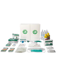 ARMADIETTO P. SOCCORSO in plastica BIANCO 102P oltre 3 persone CPS521 PVS VALIGETTE PRONTO SOCCORSO E DISPOSITIVI SALVAVITA