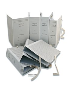 FALDONE con LEGACCI RIVETTATI 35X25cm dorso 12cm CA12