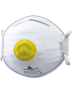 Scatola 10 MASCHERINE FILTRANTI FFP2 con valvola M1200VC DELTAPLUS DPI PER LE VIE RESPIRATORIE