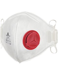 Scatola 10 MASCHERINE FILTRANTI FFP3 con valvola - pieghevole vert. M1300VBC DELTAPLUS DPI PER LE VIE RESPIRATORIE