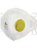 Scatola 10 MASCHERINE FILTRANTI FFP2 con valvola - pieghevole vert. M1200VBC