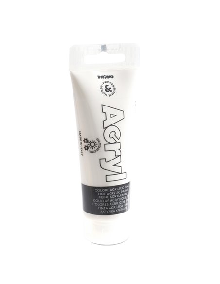 Colore Acryl fine tubo da 75ml bianco 100 Primo 420TA75100N PRIMO TEMPERE
