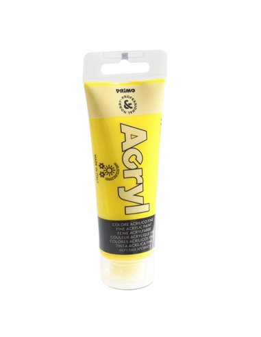 Colore Acryl fine tubo da 75ml giallo 201 Primo 420TA75201N PRIMO TEMPERE