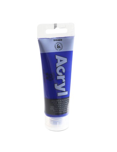 Colore Acryl fine tubo da 75ml blu oltremare 500 Primo 420TA75500 PRIMO TEMPERE