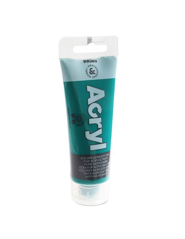 Colore Acryl fine tubo da 75ml verde smeraldo 641 Primo 420TA75641 PRIMO TEMPERE