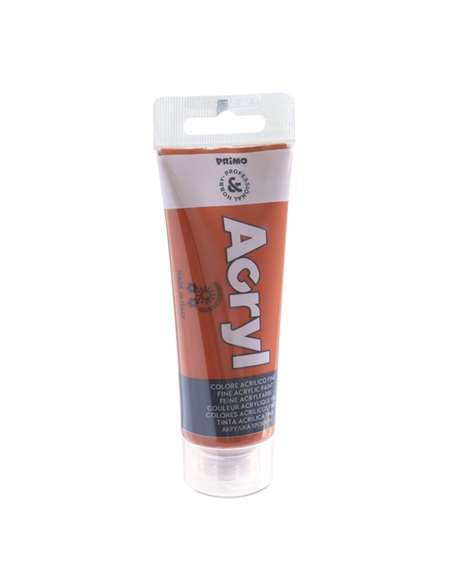 Colore Acryl fine tubo da 75ml siena bruciata 730 Primo 420TA75730 PRIMO TEMPERE