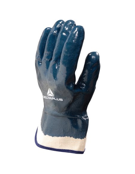 GUANTO DA LAVORO PESANTE NI175 Tg.09 in NITRILE NI17509 DELTAPLUS GUANTI DI PROTEZIONE