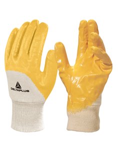 GUANTO DA LAVORO PESANTE NI015 Tg.10 in NITRILE LEGGERO NI01510 DELTAPLUS GUANTI DI PROTEZIONE