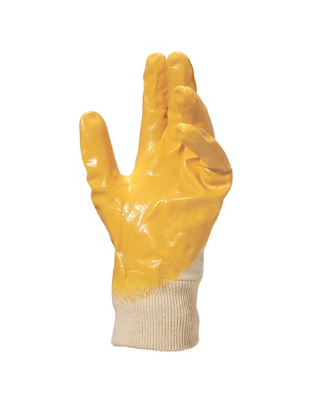 GUANTO DA LAVORO PESANTE NI015 Tg.10 in NITRILE LEGGERO NI01510 DELTAPLUS GUANTI DI PROTEZIONE