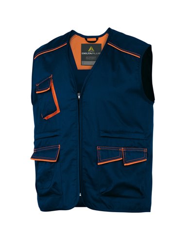 GILET da LAVORO M6GIL blu/arancio Tg. L PANOSTYLE® M6GILBMGT