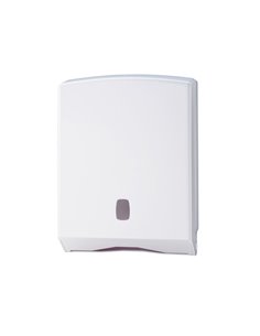 DISTRIBUTORE ASCIUGAMANI PIEGATI BIANCO BASIC 500FG 104026 Medial ACCESSORI PER IL BAGNO E DISPENSER