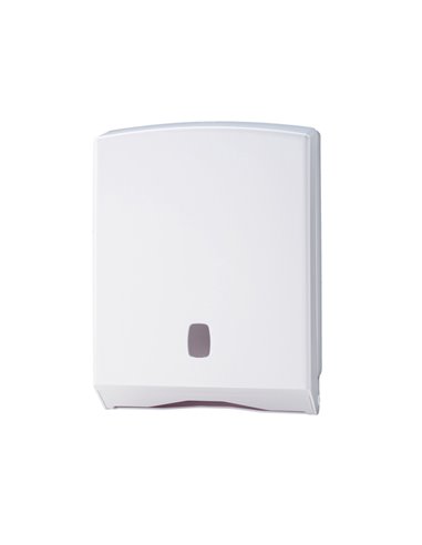 DISTRIBUTORE ASCIUGAMANI PIEGATI BIANCO BASIC 500FG 104026 Medial ACCESSORI PER IL BAGNO E DISPENSER