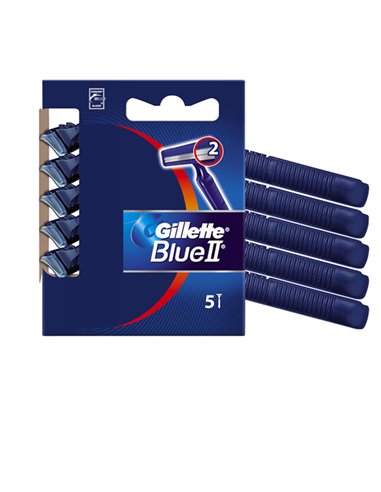 Gillette Blue II Standard - KIT 5 RASOI USAGETTA GL001