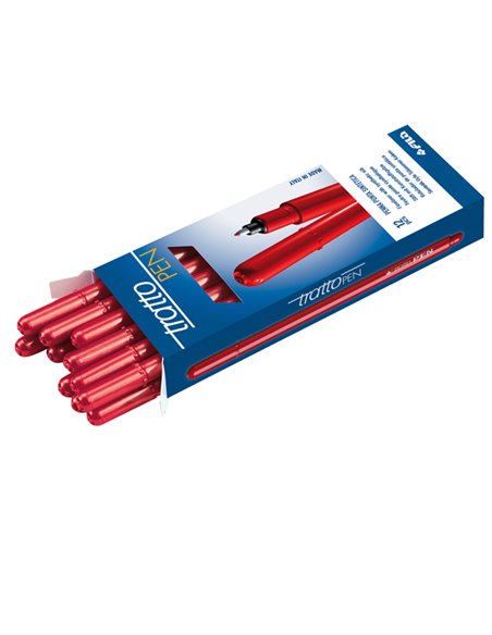 PENNARELLO TRATTO PEN NEW METAL ROSSO 830702 TRATTO FINELINER
