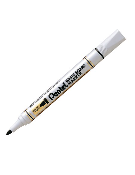MARCATORE WHITE BOARD MW85 NERO PUNTA TONDA AMIKO PENTEL MW85-AE PENTEL PER LAVAGNE CANCELLABILI
