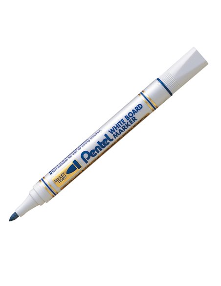 MARCATORE WHITE BOARD MW85 BLU PUNTA TONDA AMIKO PENTEL MW85-CE PENTEL PER LAVAGNE CANCELLABILI