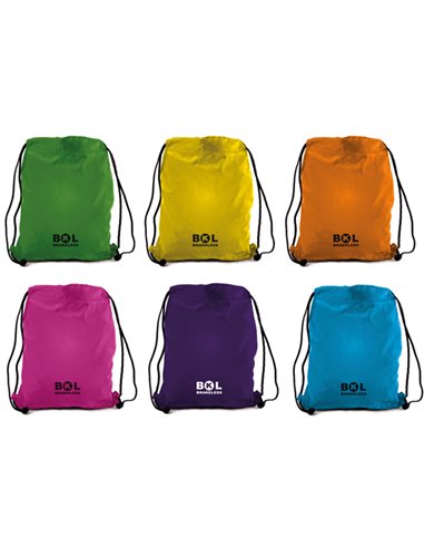 SACCHETTO T-BAG IN NYLON 38X50cm COLORI ASSORTITI 698500.D