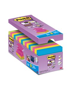 VALUE PACK 16 BLOCCO 90fg Post-it® Super Sticky Z-notes 76X76MM R-330-SS-VP16 7100234249