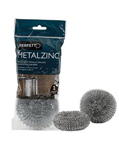 Blister 2 SPUGNE ZINCATE 30gr PERFETTO 0280C