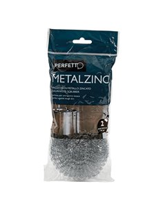 Blister 2 SPUGNE ZINCATE 30gr PERFETTO 0280C 2