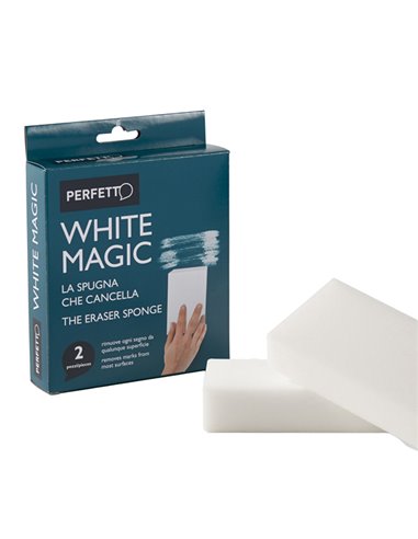 Blister 2 SPUGNE CANCELLA-MACCHIE Whitemagic PERFETTO 0246E PERFETTO PANNI e SPUGNE