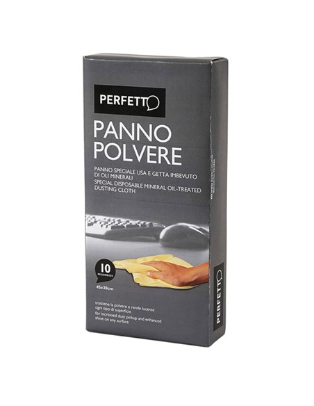 10 PANNOPOLVERE 45x30cm con Oli Minerali PERFETTO 0261D