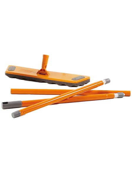 SCOPA "il Pulipolvere" c/MANICO 130cm + 20 RETINE PULIPOLVERE PERFETTO 0027A