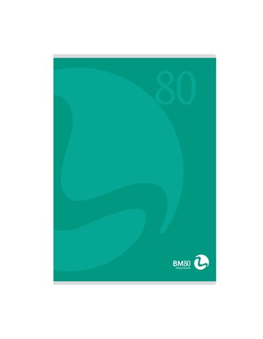 MAXIQUADERNO A4 80gr 80fg+1 bianco copertina 250gr COLOR 80 BM 0110594 BM QUADERNI PUNTO METALLICO